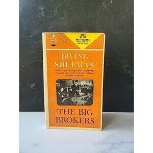 The Big Brokers By Irving Shulman Paperback